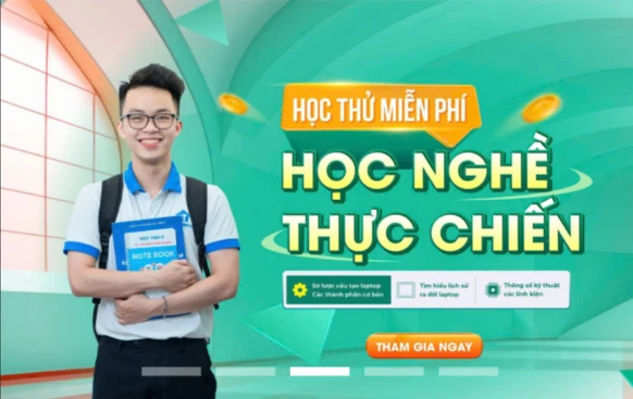 Học Thử Miễn Phí - Học Nghề Thực Chiến